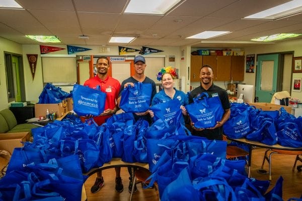 Fairfield and SDSU Volunteer at Monarch School Project