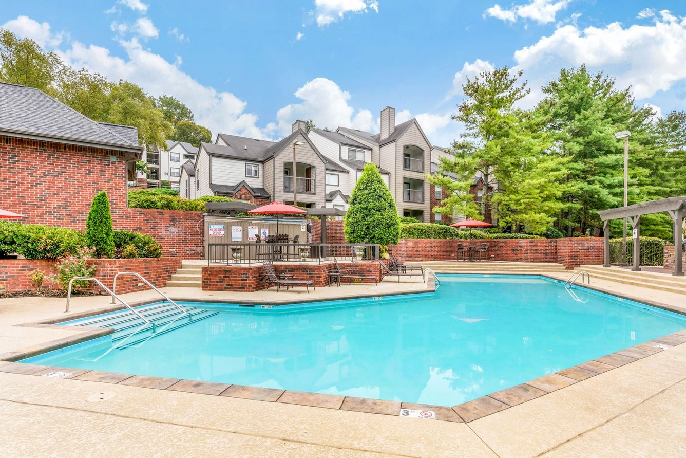 Landmark at Wynton Pointe pool with patio